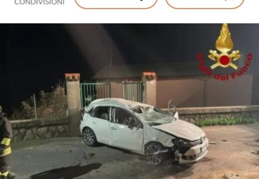 Una bravata finita in tragedia : Ruba l’auto del papà per fare un giro con gli amici: 14enne in coma