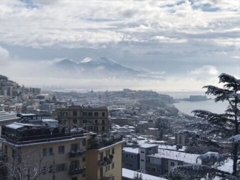 Arriva su Napoli e Campania  ondata di freddo e maltempo