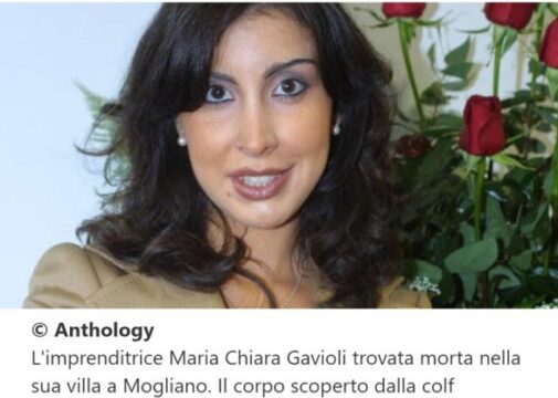 Trovata morta nella sua villa l’imprenditrice Maria Chiara Gavioli : il corpo scoperto dalla colf