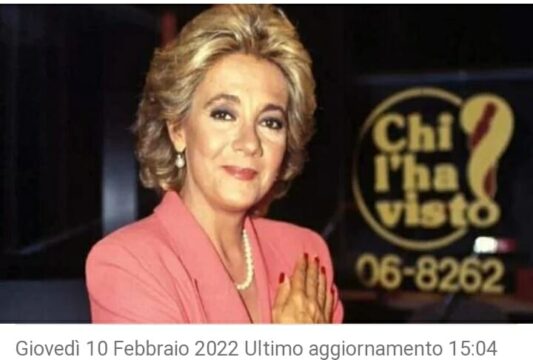 Donatella Raffai, morta la prima conduttrice di “Chi l’ha visto?”: aveva 78 anni. Sciarelli: «Ha fatto grande il programma»