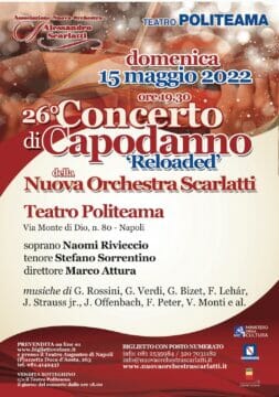 NUOVA ORCHESTRA SCARLATTI | 26° Concerto di Capodanno della NOS, ‘reloaded’ a primavera, nel segno della grande Musica