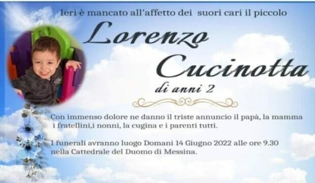 Il dramma di Lorenzo, morto a due anni sotto l’auto del papà. Ieri i funerali: «Il nostro angelo volato via»