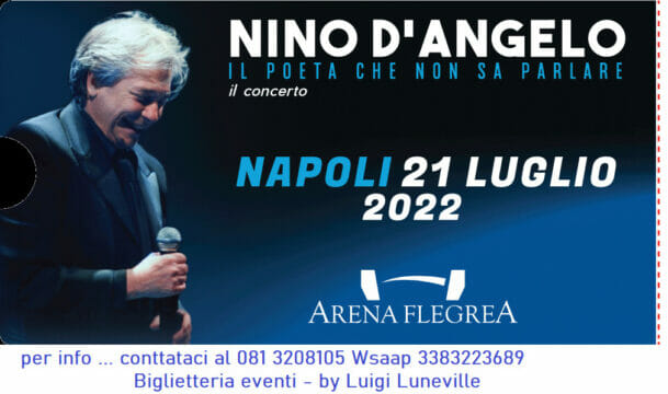 Il ritorno di Nino D’Angelo all’Arena Flegrea per il suo concerto: già sold-out.