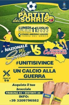 Tutto pronto per la Partita del Sorriso