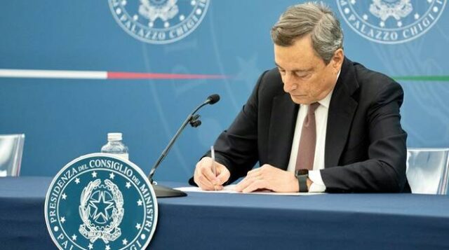 Nuovo decreto di Draghi:da agosto più soldi in busta paga.