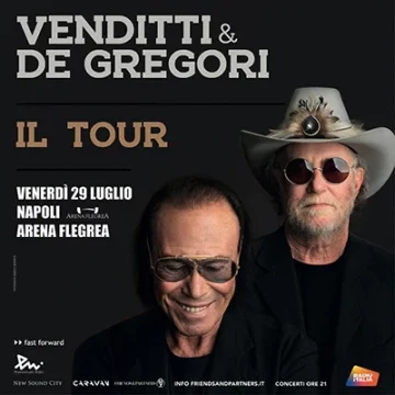 Venditti e De Gregori, di nuovo insieme per un tour estivo