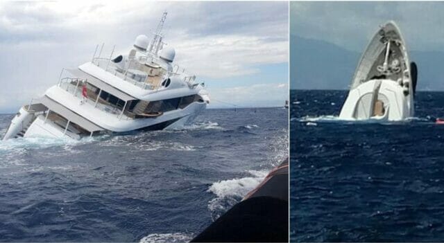 Yacht affonda,occupanti portati in salvo dalla Guardia costiera