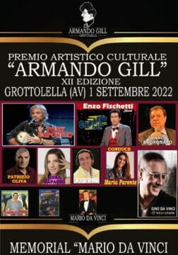 La XII edizione del premio artistico culturale “Armando Gill” a Grottolella