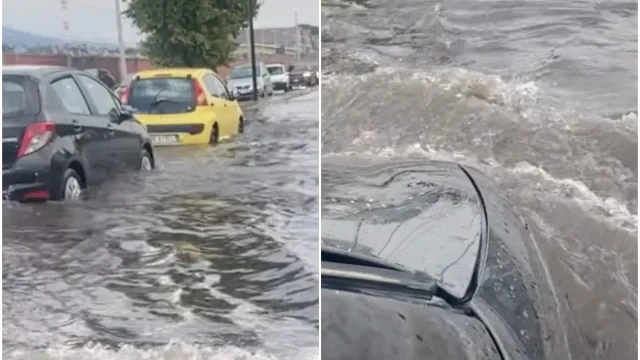Temporali in Campania:a Napoli auto sommerse dall’acqua,soccorsi bloccati.