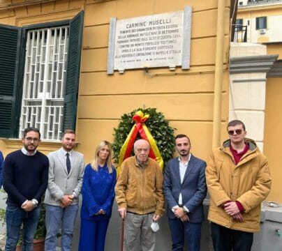 Omaggio ad un eroe delle quattro giornate di Napoli: Carmine Muselli ricordato e celebrato dalla II municipalità e dal comune di Napoli