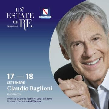 La grande musica di Claudio Baglioni alla Reggia di Caserta: sold-out