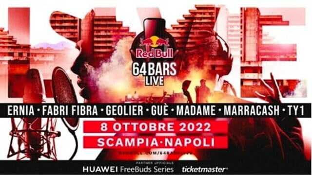 Si accendono i riflettori sul primo Red Bull live a Napoli con tanti big del rap