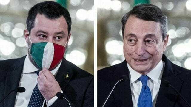 Elezioni,Salvini risponde a Draghi:”Trovi soldi per le bollette oltre a parlare di pupazzi”