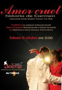 Al teatro Bolivar va di scena l’“Amor Cruel… Historia De Carmen” di G. Bizet