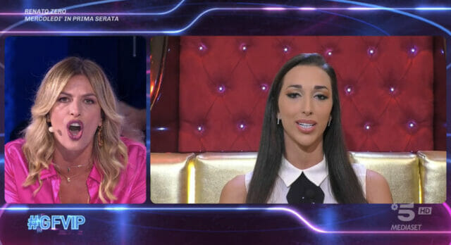 Gf Vip,  Cristina Quaranta  contro Giaele: «Sei una zecca vergognosa, tuo marito me lo prendo io»