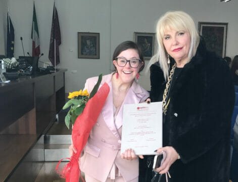 Margherita Campanelli,30enne affetta dalla sindrome di down,si è laureata alla magistrale di Scienze Pedagogiche con una votazione di 110