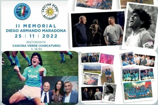 In occasione del secondo anniversario della scomparsa di Diego Armando Maradona presentazione del II memorial a lui dedicato