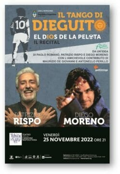 Al Trianon Viviani di scena “Il tango di Dieguito”,  l’omaggio musicale a Maradona di Diego Moreno e Patrizio Rispo