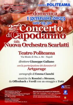 TEATRO POLITEAMA | 27° Concerto di Capodanno della Nuova Orchestra Scarlatti