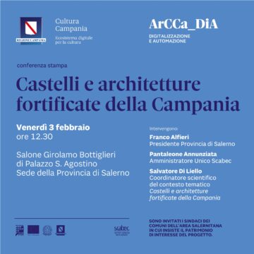 Rinviata la conferenza stampa di presentazione dell’evento “Castelli e Architetture fortificate della Campania”