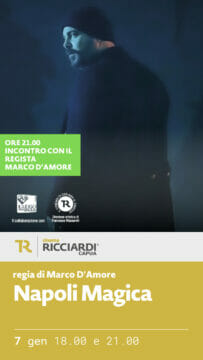 Marco D’Amore al Teatro Ricciardi presenta Napoli Magica