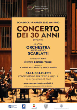 Al Conservatorio San Pietro a Majella di Napoli va di scena “Concerto dei 30 anni della Nuova Orchestra Scarlatti (1993-2023)”