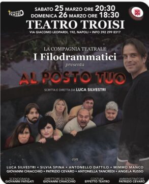 I Filodrammatici in scena con “Al Posto Tuo” di Luca Silvestri