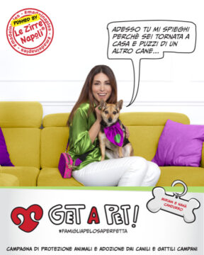 Le Zirre Napoli partecipa a «GET A PET!», campagna di protezione animali e adozioni dai canili e gattini campani insieme alla partecipazione di alcuni volti pubblici