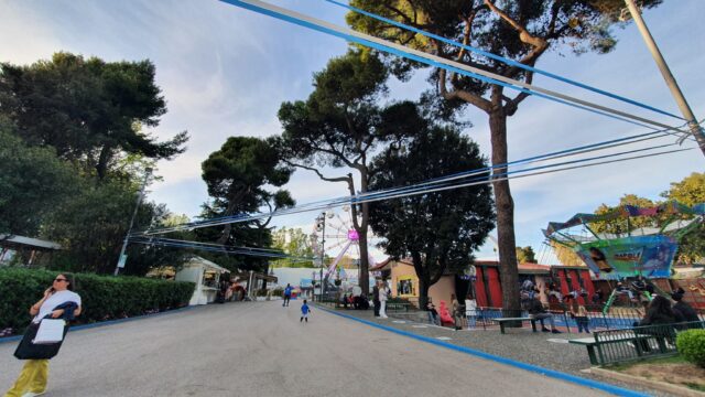 L’Edenlandia si colora d’azzurro oggi