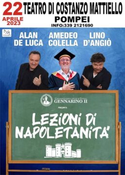 Al teatro Di Costanzo-Mattiello di Pompei arriva il trio della comicità: Lino D’Angiò, Alan De Luca e Amedeo Colella