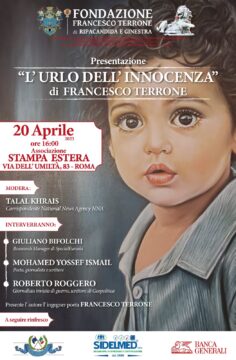 La Fondazione Francesco Terrone di Ripacandida e Ginestra presenta “L’urlo dell’innocenza”