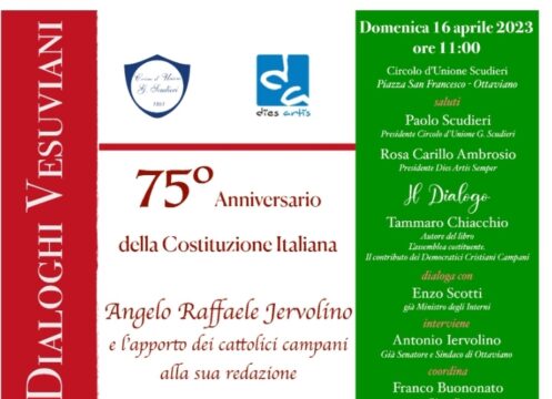 Dialoghi Vesuviani | I 75 anni della Costituzione Italiana con Vincenzo Scotti ad Ottaviano