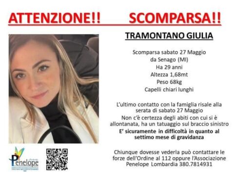 Spunta l’ipotesi femminicidio per Giulia Tramontano: il fidanzato aveva una doppia vita