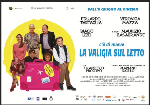 Biagio Izzo, Casagrande e Tartaglia al cinema dall’8 giugno in “C’è di nuovo la valigia sul letto”