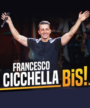 Francesco Cicchella con il suo spettacolo “Bis!” al Belvedere di San Leucio