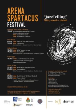 Musica e Cinema – 1-28 Luglio – Torna l’Arena Spartacus Festival all’Anfiteatro Campano di Santa Maria Capua Vetere