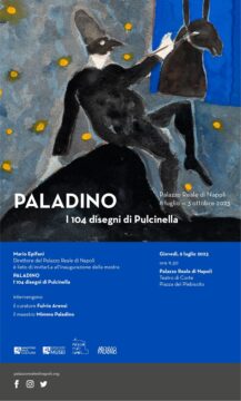 Inaugurazione della mostra Paladino – I 104 disegni di Pulcinella al Palazzo reale di Napoli