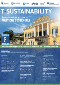 Evento T SUSTAINABILITY “Generare valore attraverso politiche sostenibili” presentazione a Napoli
