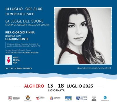 Claudia Conte presenta ad Alghero La legge del cuore. “Un evento per omaggiare le vittime dell’Anonima Sequestri”