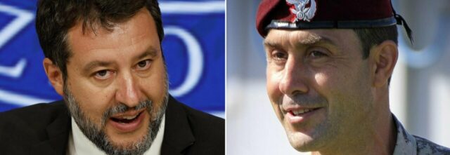 Salvini difende il libro del generale Vannacci: “Lo leggerò, è come Giordano Bruno”