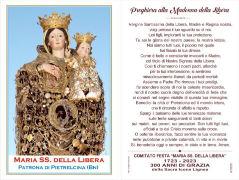 APERTURA DELL’ANNO GIUBILARE MARIANO. PIETRELCINA 06 AGOSTO 2023 -2024