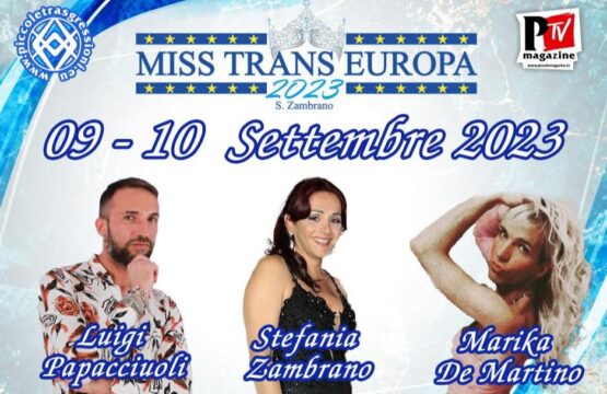 Miss Trans Europa 2023 Il 9 e il 10 Settembre alla Mostra d’Oltremare di Napoli