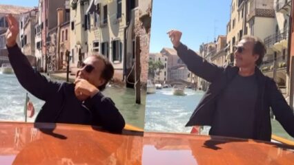 Scena surreale a Venezia: Antonio Zequila saluta trionfante il pubblico ma non c’è nessuno ad aspettarlo