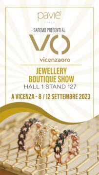 Paviè annuncia la partecipazione a VICENZAORO ( Stand 127, Hall 1) dove presenterà la collezione Fall Winter 2023/24