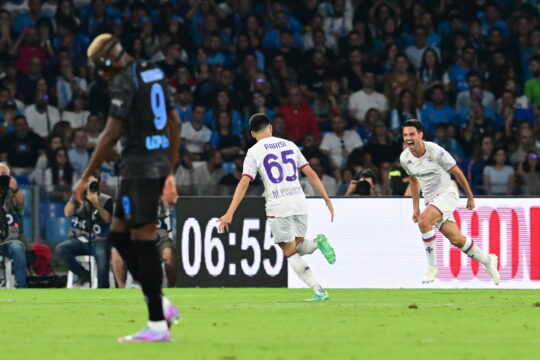 Il Napoli crolla sotto i colpi Viola: 1-3 e riappaiono i fantasmi per Garcia