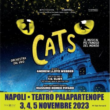Al Teatro Palapartenope sbarca l’affascinante musical con i famosi gatti umanizzati: “Cats”
