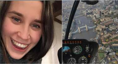 Precipita elicottero: Naomi, pilota 28enne, muore nell’ incendio