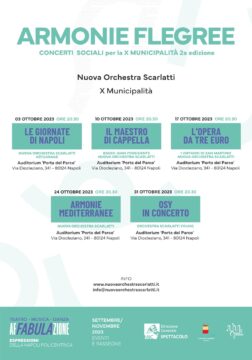 All’Auditorium Porta del Parco di Bagnoli va in scena la Nuova Orchestra Scarlatti