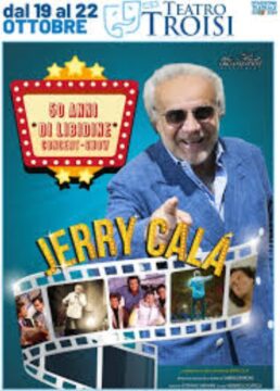 Il Teatro Troisi riparte da Jerry Calà con il suo nuovo entusiasmante spettacolo musicale “Non sono bello…piaccio!”