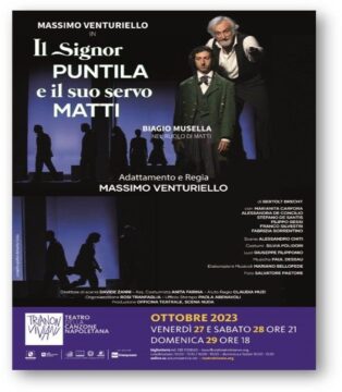 Al Trianon Viviani va in scena “Il signor Puntila e il suo servo Matti” secondo Massimo Venturiello